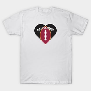 Heart Shaped Arizona Cardinals T-Shirt